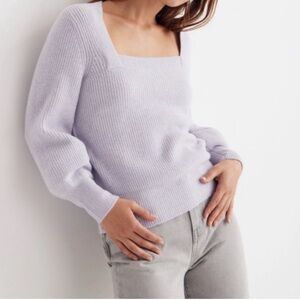 Madewell Melwood Squareneck Sweater